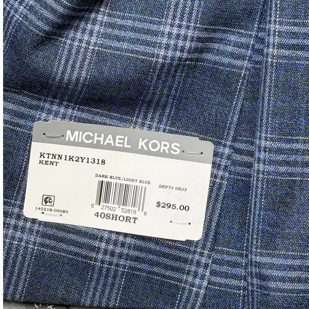 Michael Kors Men's Classic-Fit Sport Coat, Dark Blue 40S $295